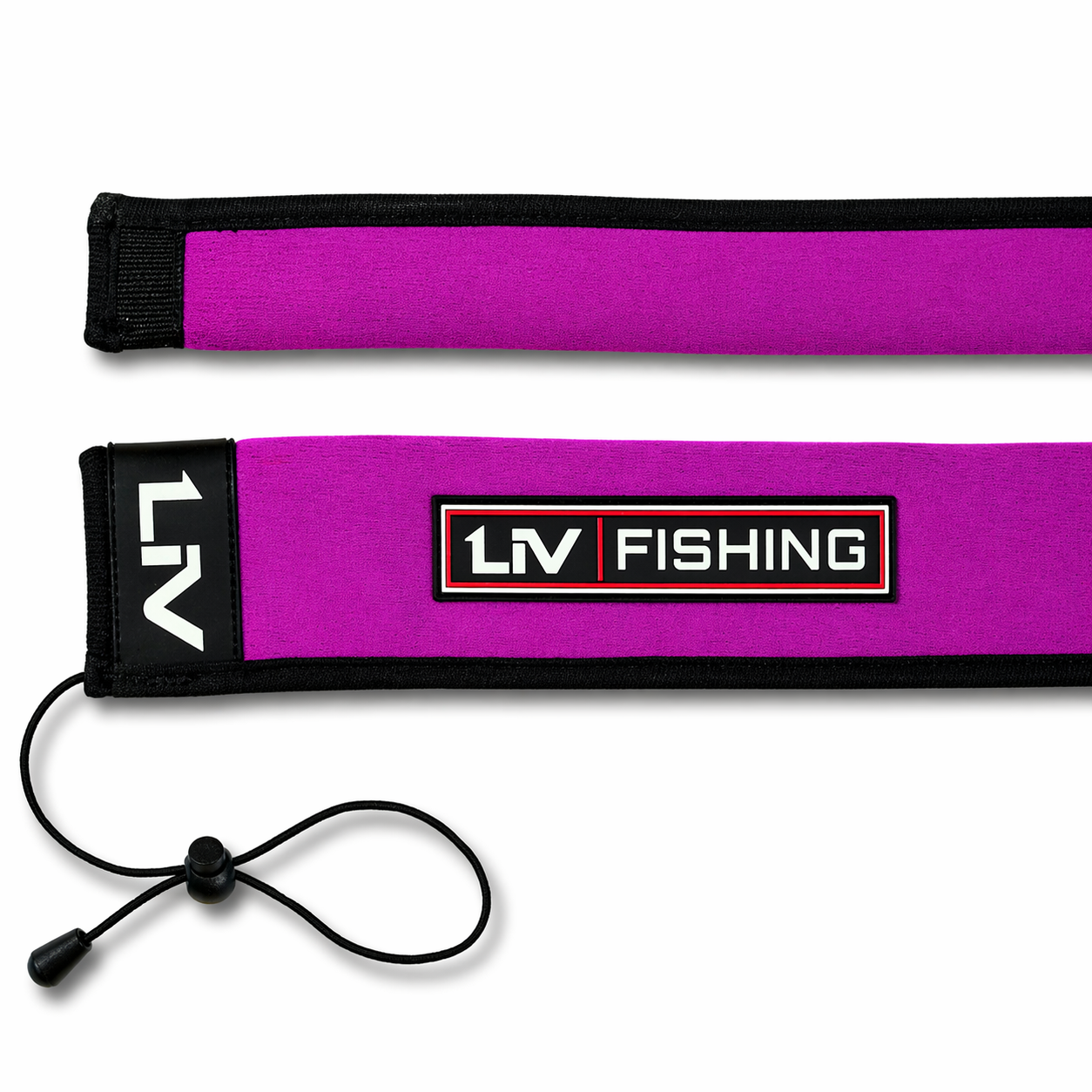 cover a fishing hook rod LIV Fishing Rod Sleeve Pink Spinning – Neoprene Snag-Resistant Floating Protective Cover