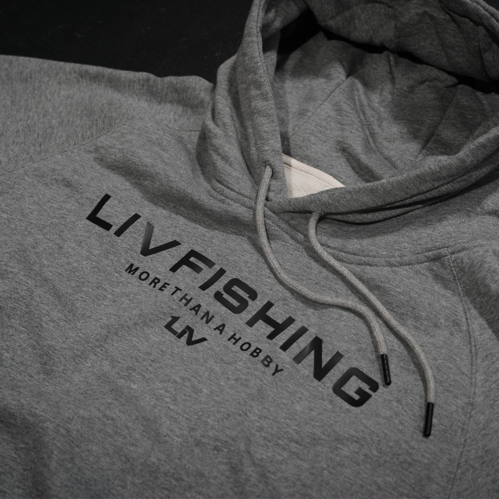 Elite Hoodie Grey - LIV FISHING