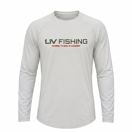 Brand Grey Sunshirt - LIV FISHING