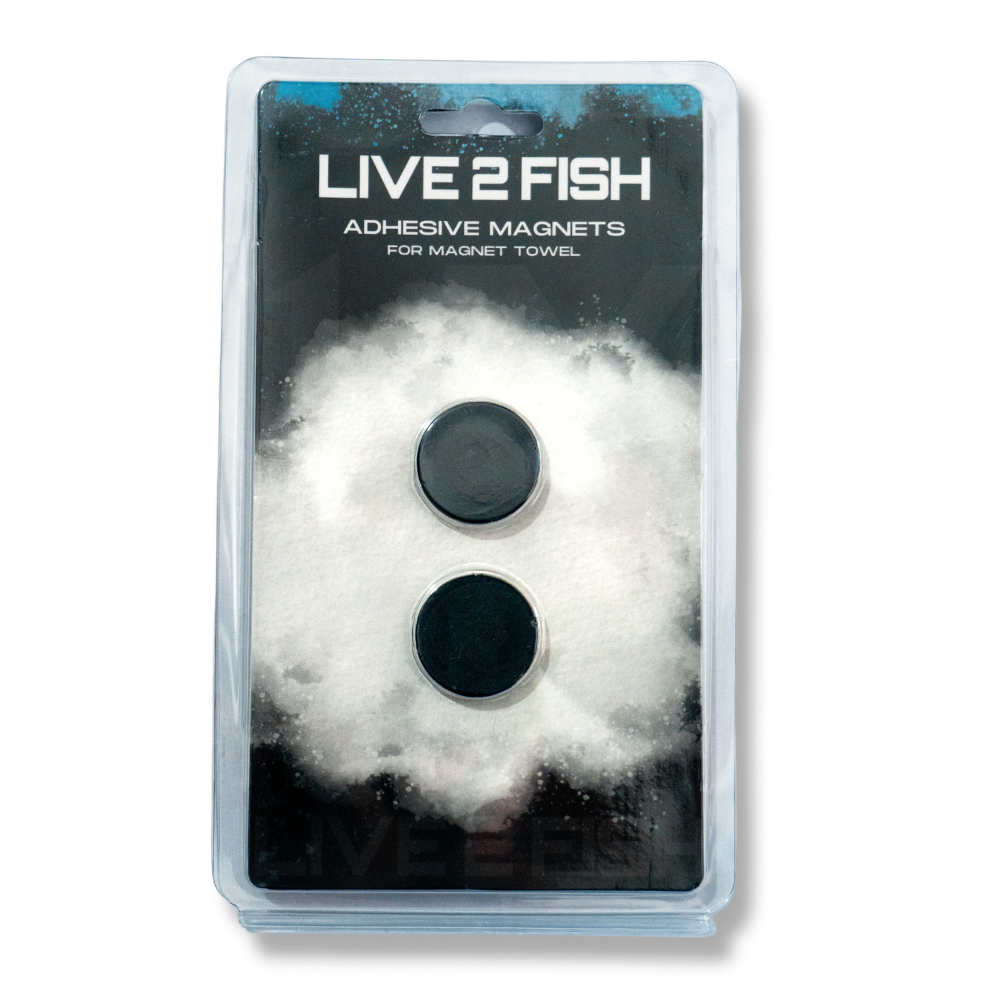 White Magnet Towel - LIV FISHING