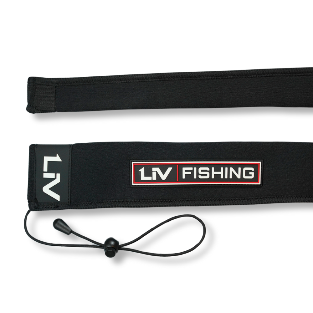 Premium Neoprene Fishing Rod Sleeve Floating, Puncture Resistant, Labeled Protective Sock For Casting, Spinning, Trolling Fishing Rods