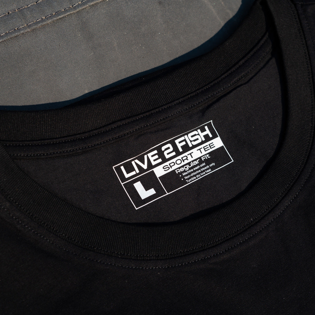 Live 2 Fish Flag T Shirt - LIVE 2 FISH