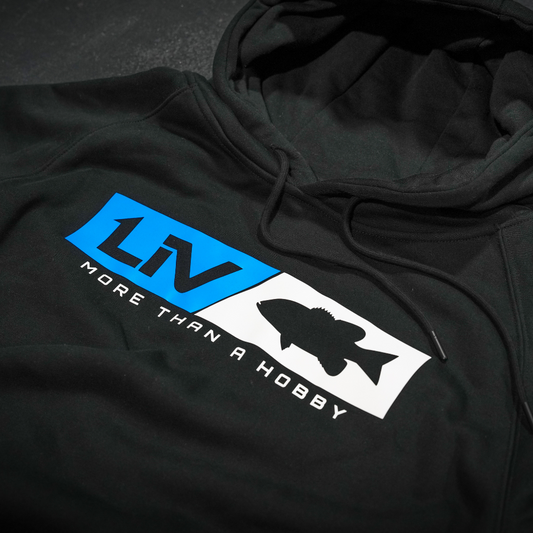 Logo Hoodie Black - LIV FISHING