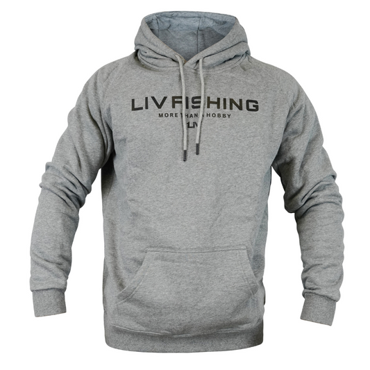 Elite Hoodie Grey - LIV FISHING