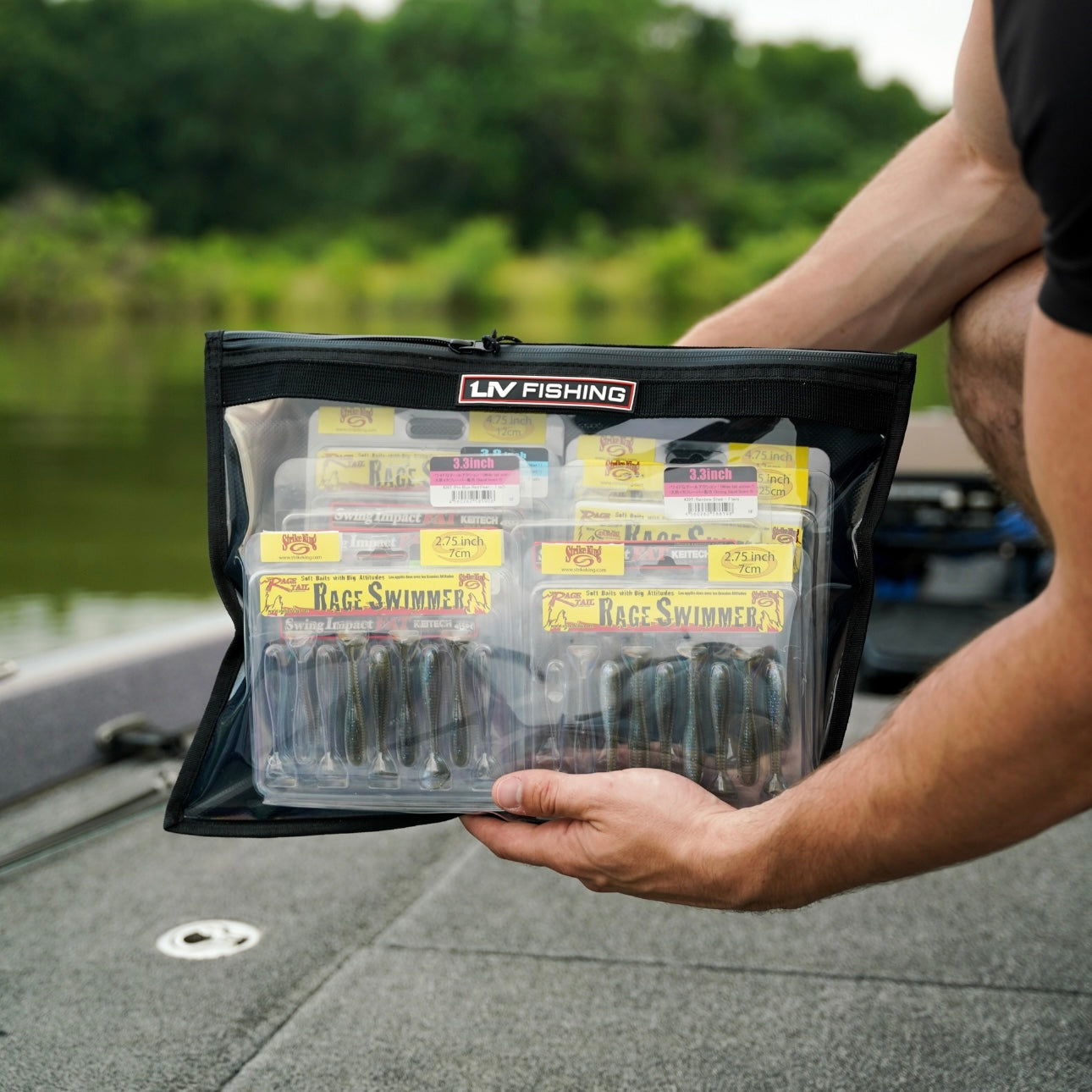 6Pack HeavyDuty Tackle Storage Bags Waterproof with Labeling Spot LIV FISHING 6Pack HeavyDuty Tackle Storage Bags Waterproof with Labeling Spot LIV FISHING