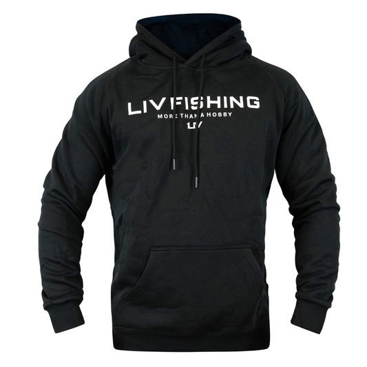 Elite Hoodie Black - LIV FISHING