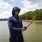 Hooded Navy Blue Sunshirt - LIV FISHING