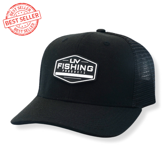 LIV BLACK APPAREL HAT - LIV FISHING