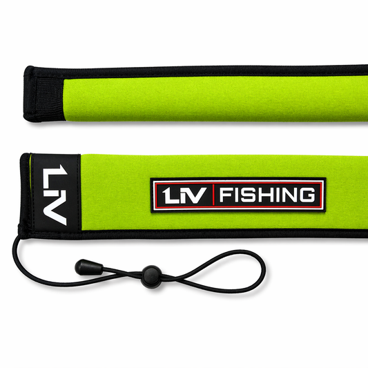 Lime Green Rod Sleeve - LIV FISHING