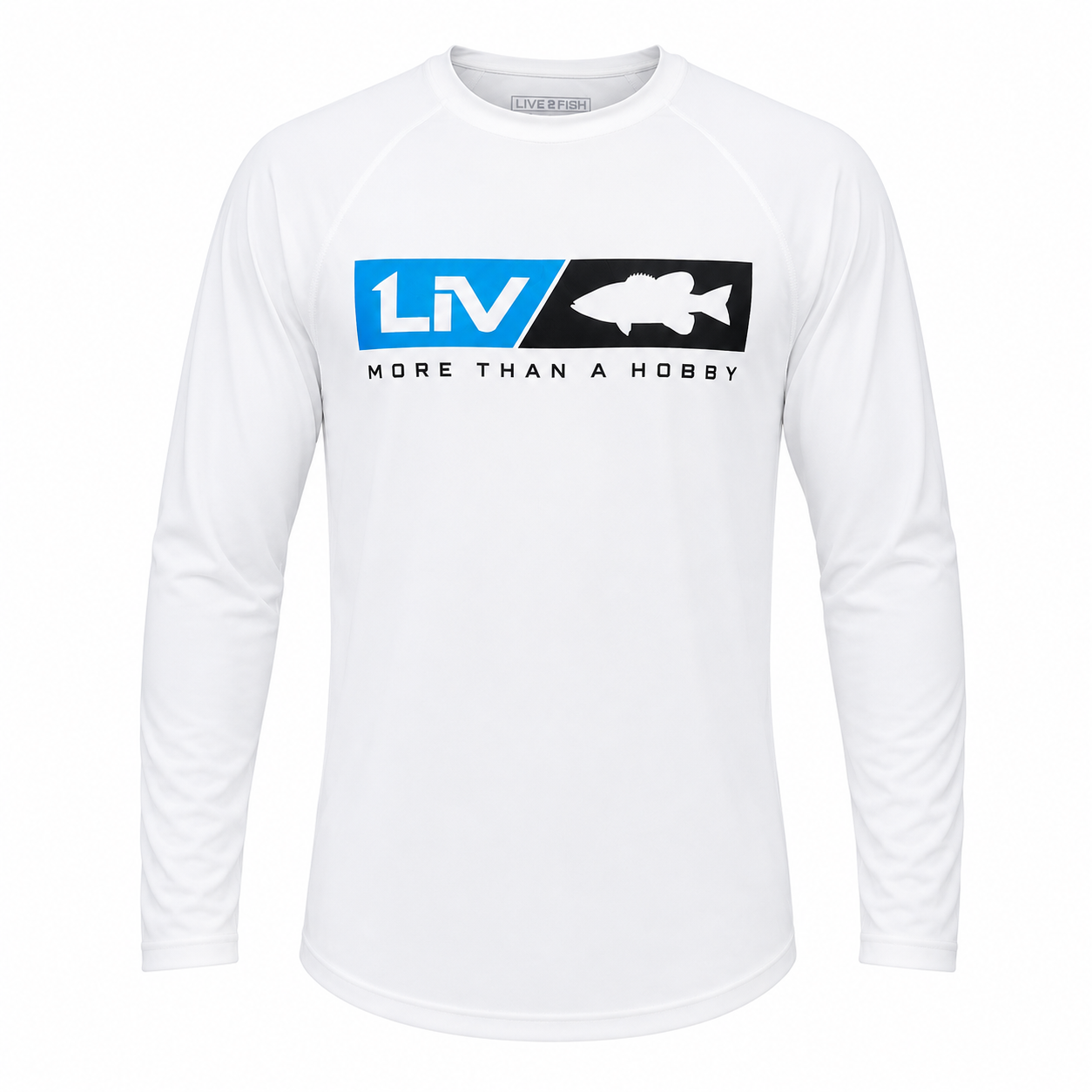 LIV White Sunshirt - LIV FISHING