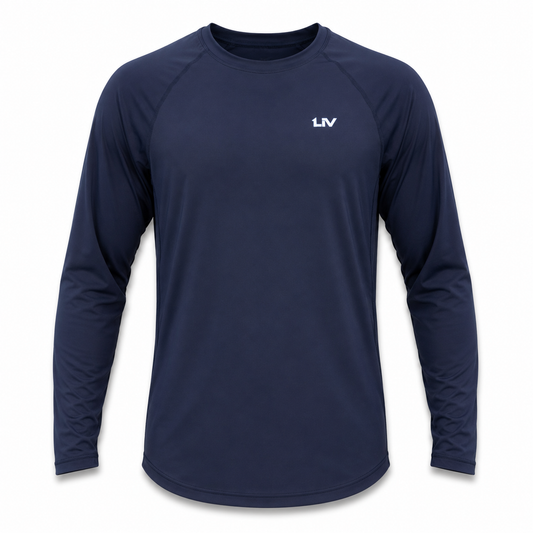 Navy Blue Sunshirt - LIV FISHING