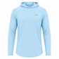 Hooded Light Blue Sunshirt - LIV FISHING