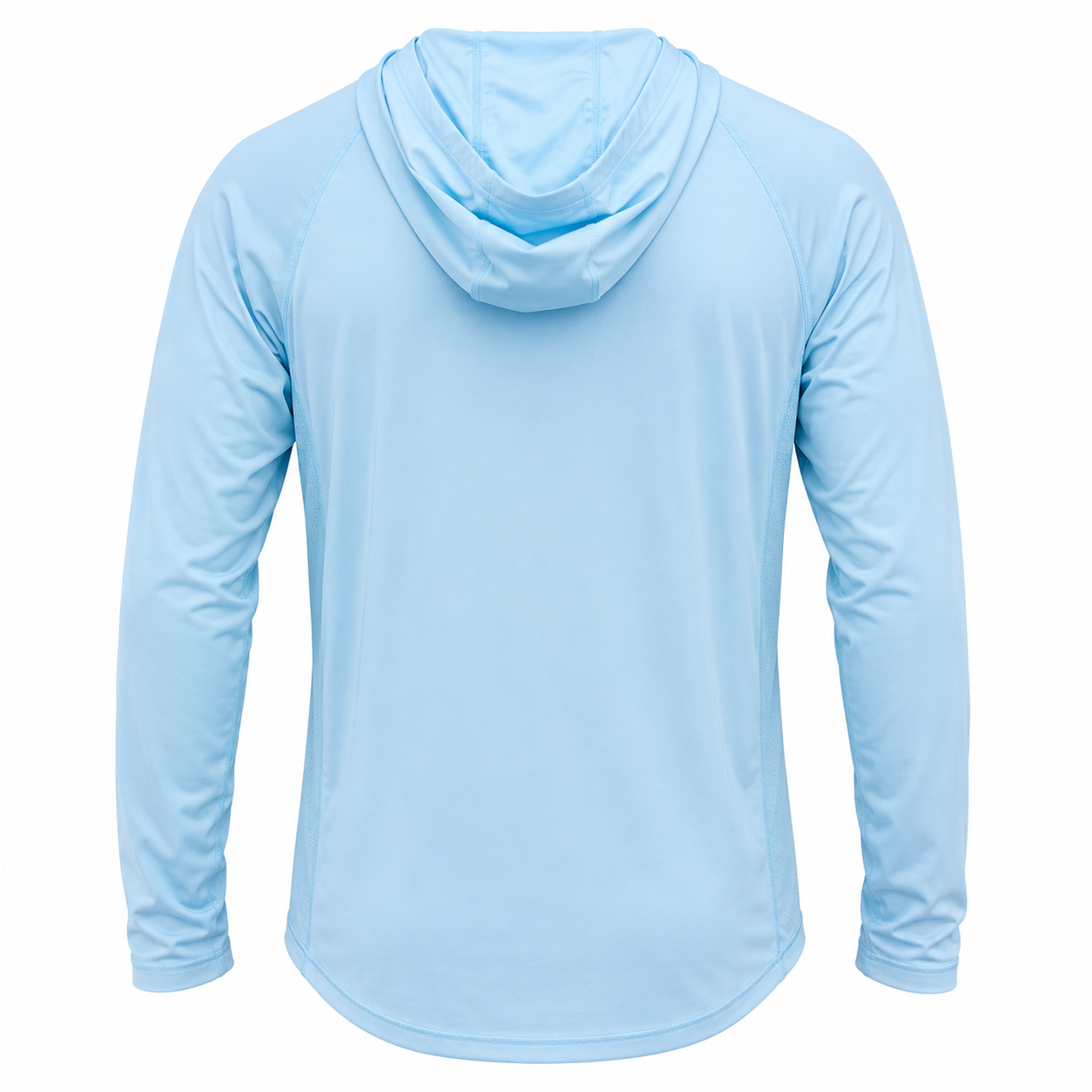 Hooded Light Blue Sunshirt - LIV FISHING