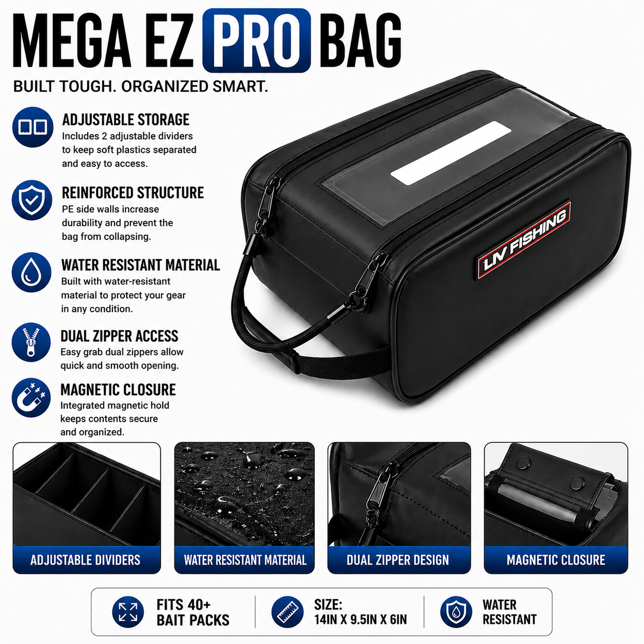 LIV FISHING EZ PRO Tackle Bag