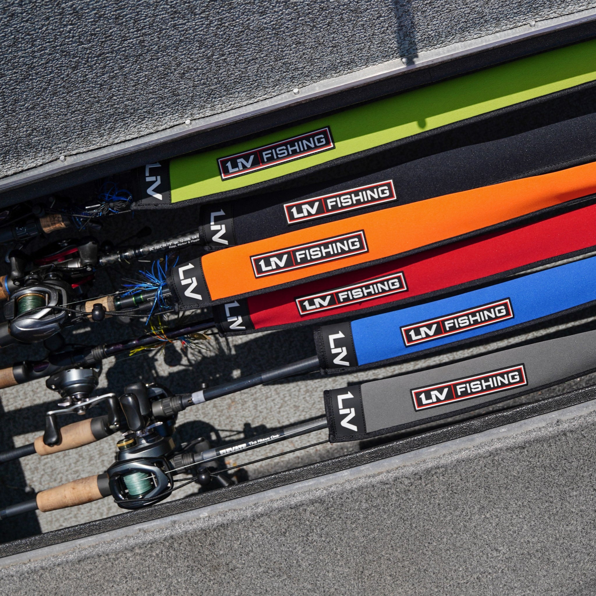 LIV FISHING - XL Rod Sleeves - Snag-Resistant, Floating, Protective Covers