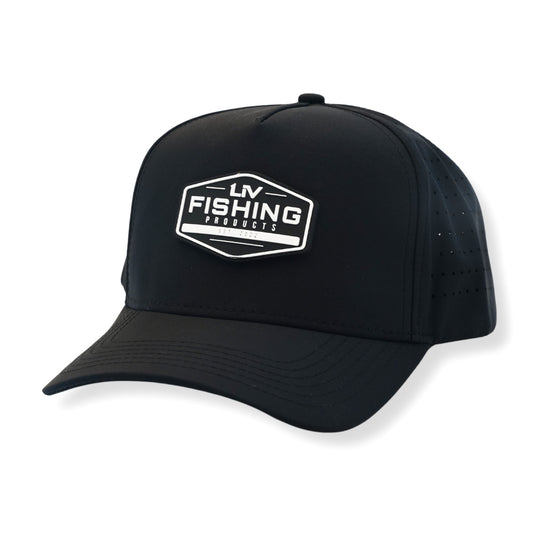 LIV Black Athletic Hat - LIV FISHING