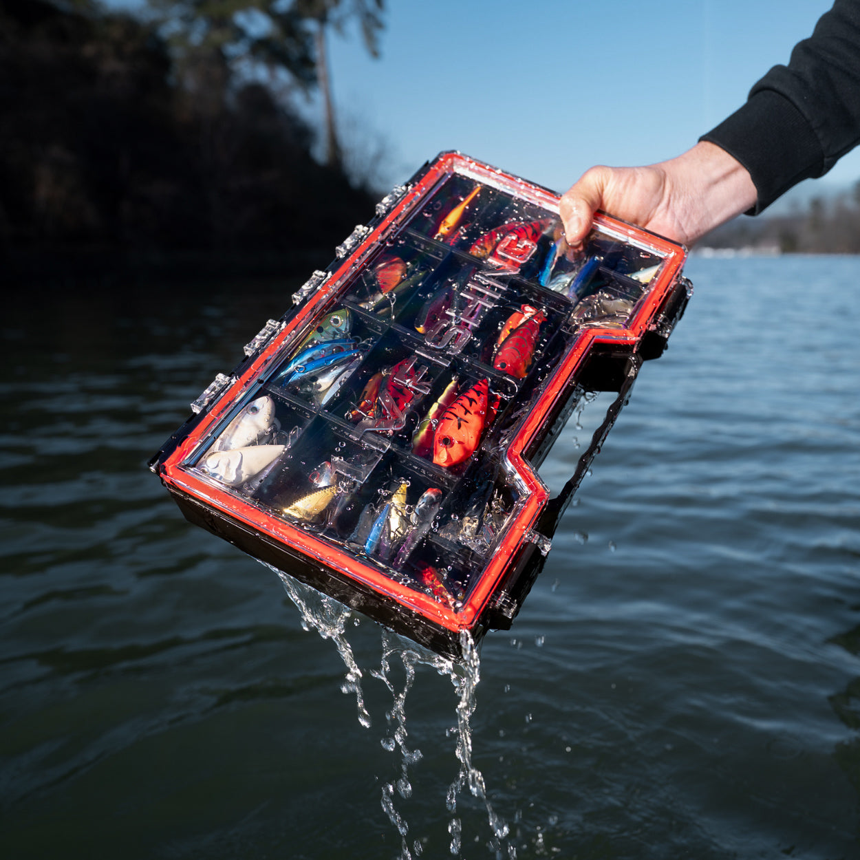 best bait boxes for fishing Plano EDGE 3700 Swimbait Box Quick Identification The clear Bait Bunker 3700 Waterproof