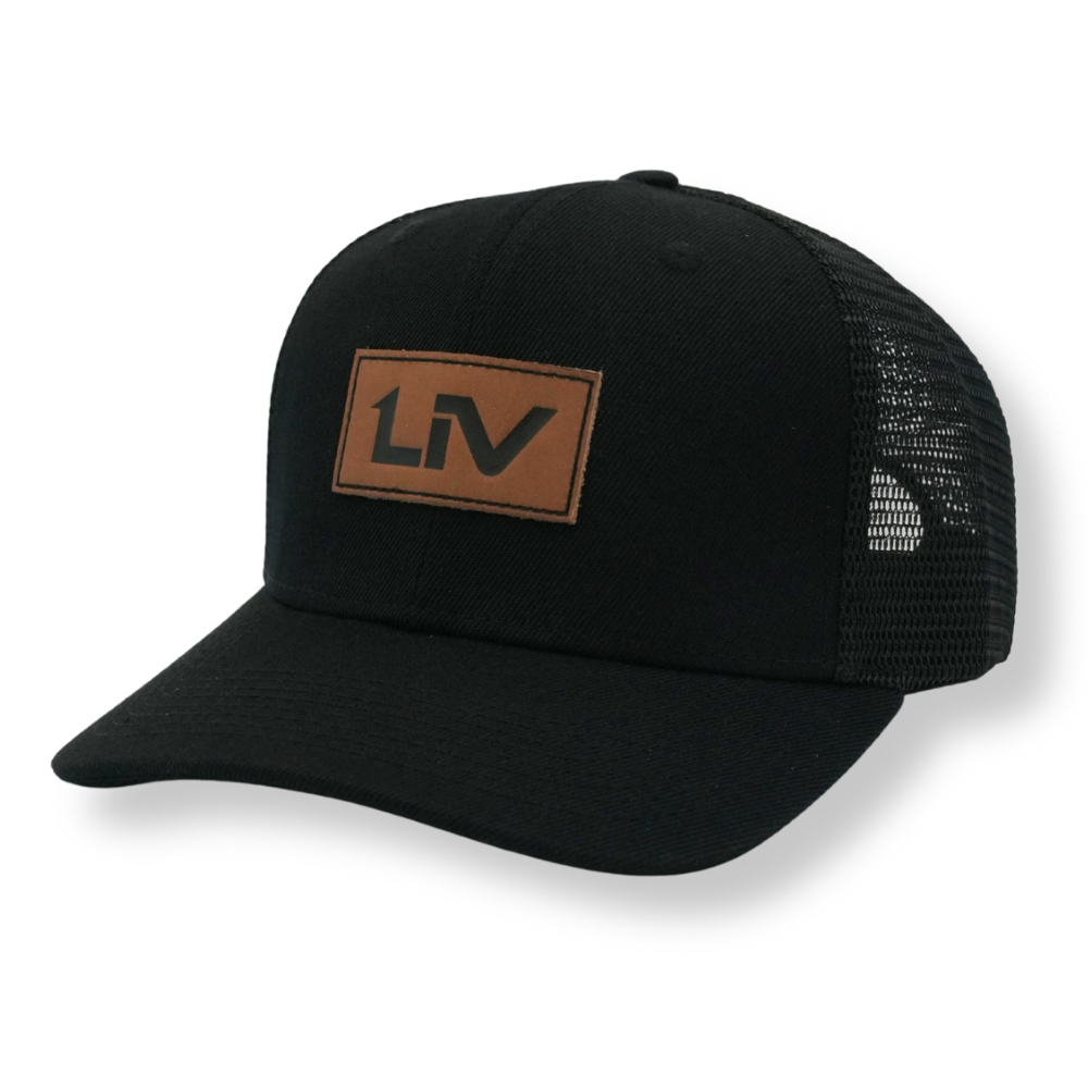 LIV BRAND HAT BLACK - LIV FISHING