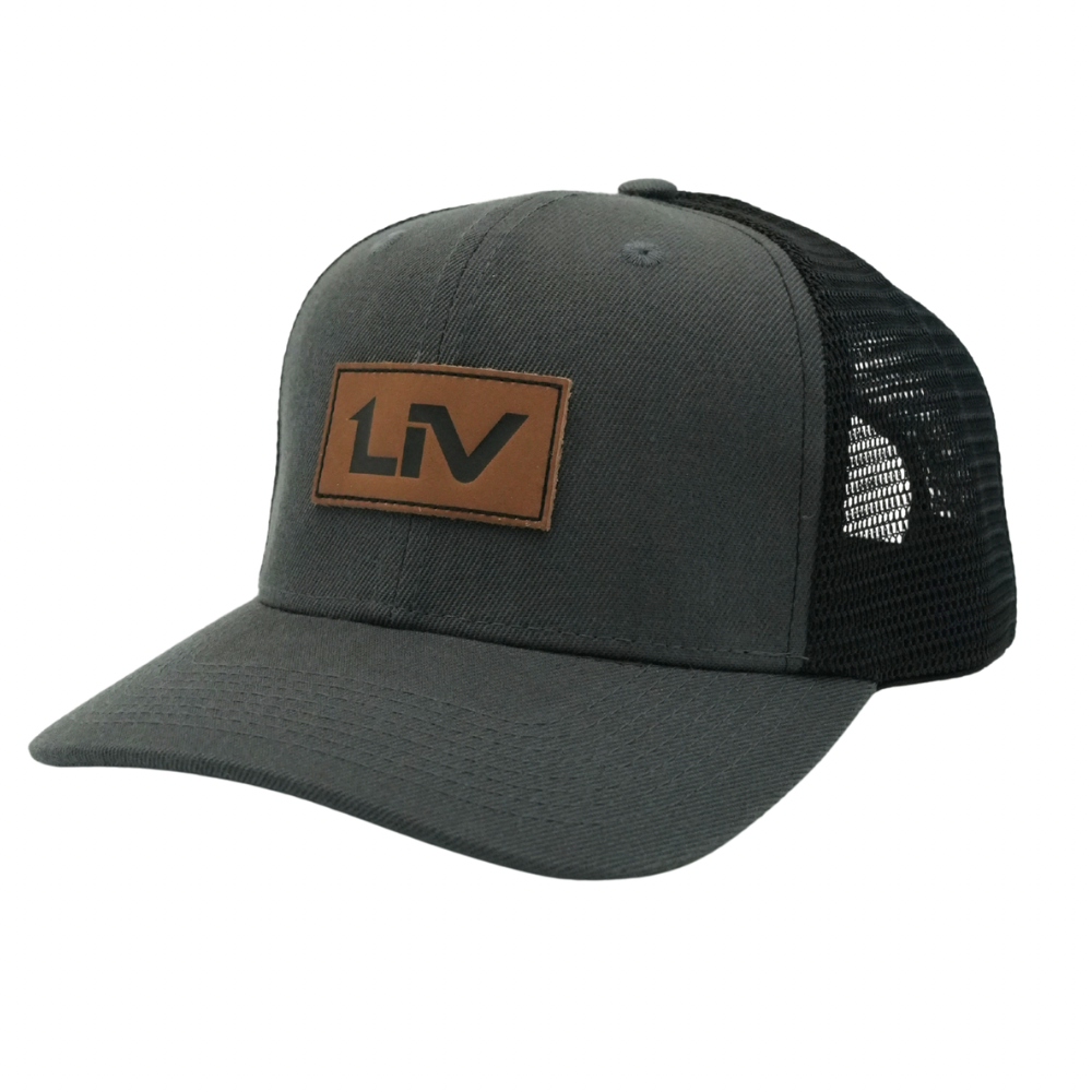 LIV BRAND HAT GREY - LIV FISHING