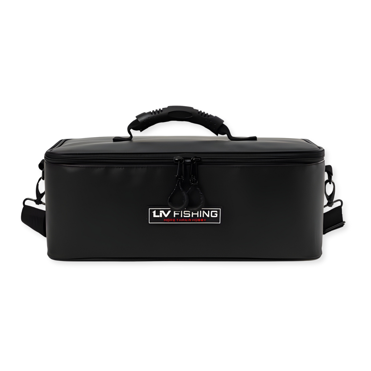 LIV Fishing Tackle Tote Large Water-Resistant Soft Plastic Bait Storage Bag Adjustable Dividers LIV Fishing Tackle Tote Large Water-Resistant Soft Plastic Bait Storage Bag Adjustable Dividers
