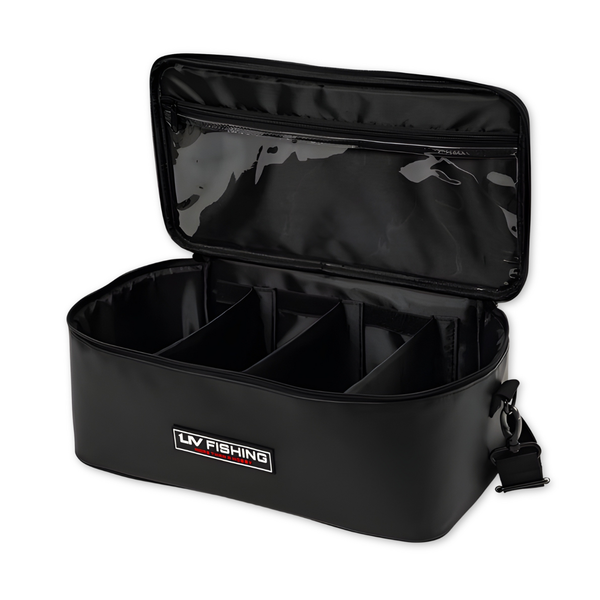 black fishing tackle box Attackle Optimizing Solution Tackle Pack - Tools and
