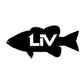 LIVE 2 FISH Sticker - LIV FISHING