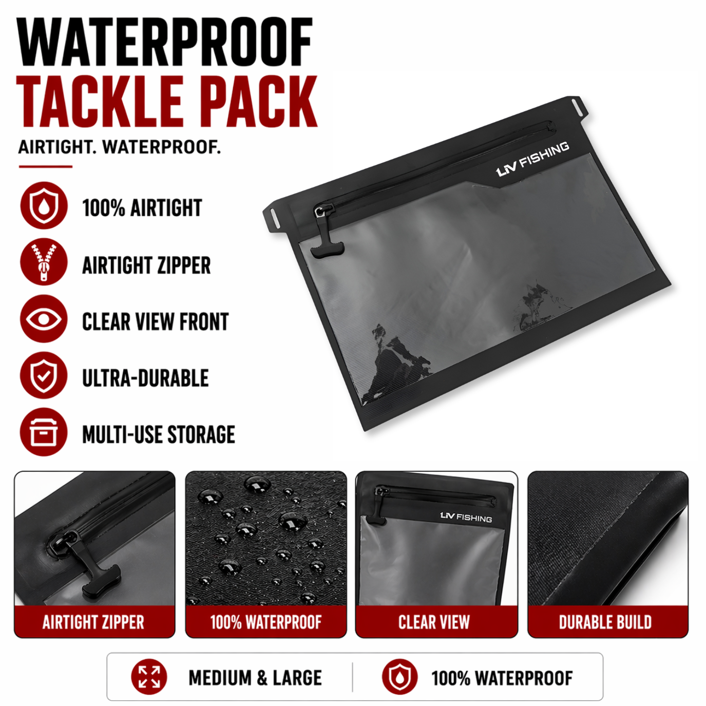 LIV Fishing Tackle Pack Medium