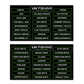 Tackle Label Sheet Pack