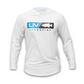 Hooded Sunshirt White - LIVE 2 FISH
