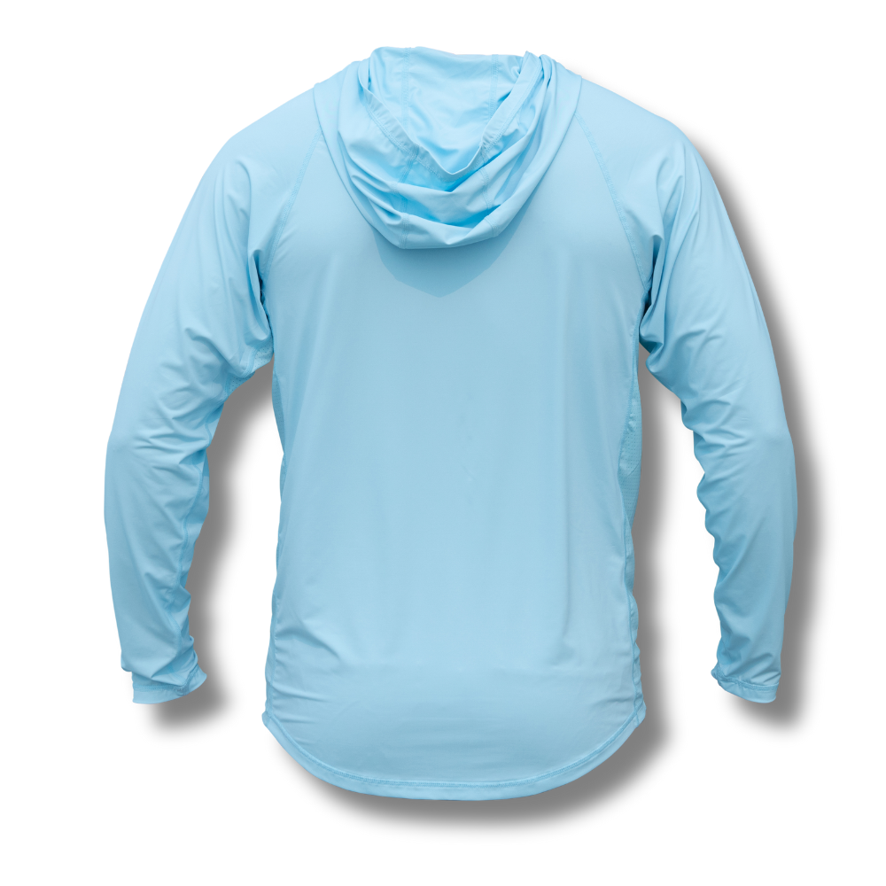 Hooded Sunshirt Blue - LIVE 2 FISH