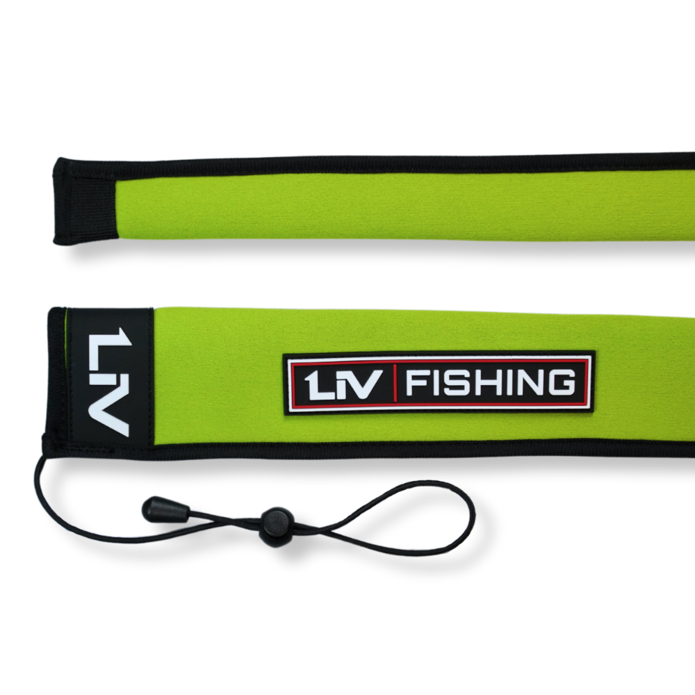 Lime Green Rod Sleeve - LIV FISHING