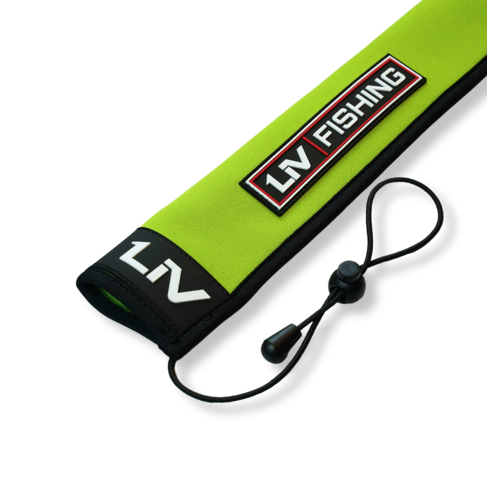 Lime Green Rod Sleeve - LIV FISHING