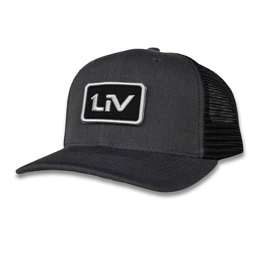 LIV Charcoal Snapback - LIVE 2 FISH